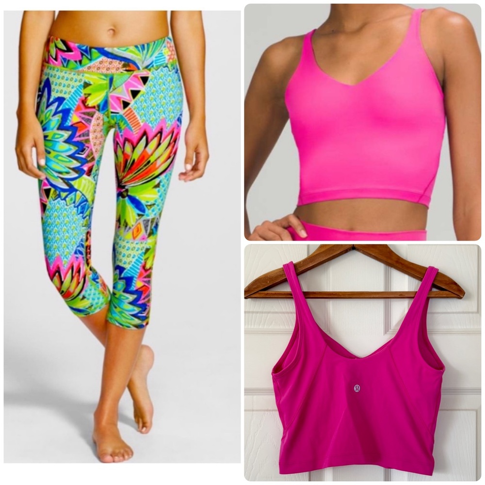 lululemon athletica Crop Bralette in Sonic pink 🤩🎉FREE GIFT w/purchase